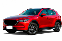 Mazda CX-5 2017–2025 Integrované střešní podélníky HARMS (2 ks) fotografie 2