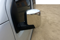 Fiat Fiorino/Qubo 2008–2024 Horní kryty zrcátek (2 ks, nerez) fotografie 1