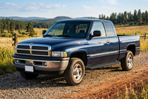 Dodge RAM (BR/BE) 1994–2002 Boční prahy Allmond Black (2 ks, hliník) fotografie 1