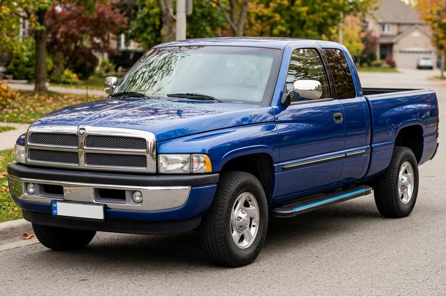 Dodge RAM (BR/BE) 1994–2002 Boční nášlapy Maya Blue (2 ks, hliník) Image
