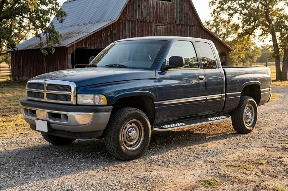 Dodge RAM (BR/BE) 1994–2002 Boční nášlapy Tayga V2 (2 ks, hliník) Image