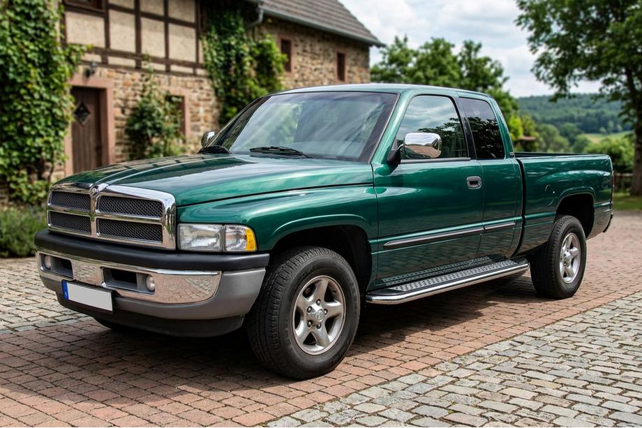 Dodge RAM (BR/BE) 1994–2002 Boční nášlapy Maydos V2 (2 ks, hliník + nerez) Image