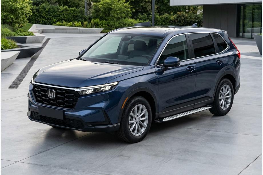 Honda CRV 2022– Boční prahy Shining V1 (2 ks, hliník) Fotografie 1