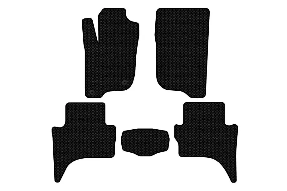 Mitsubishi L200 2015–2024 Gumové autokoberce Carsuit (Short base, černé) Image