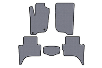 Mitsubishi L200 2015–2024 Gumové autokoberce Carsuit (Short base, šedé) fotografie 1