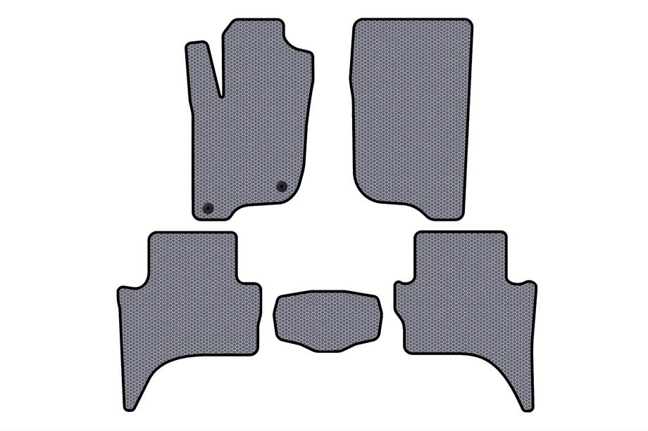 Mitsubishi L200 2015–2024 Gumové autokoberce Carsuit (Short base, šedé) Image