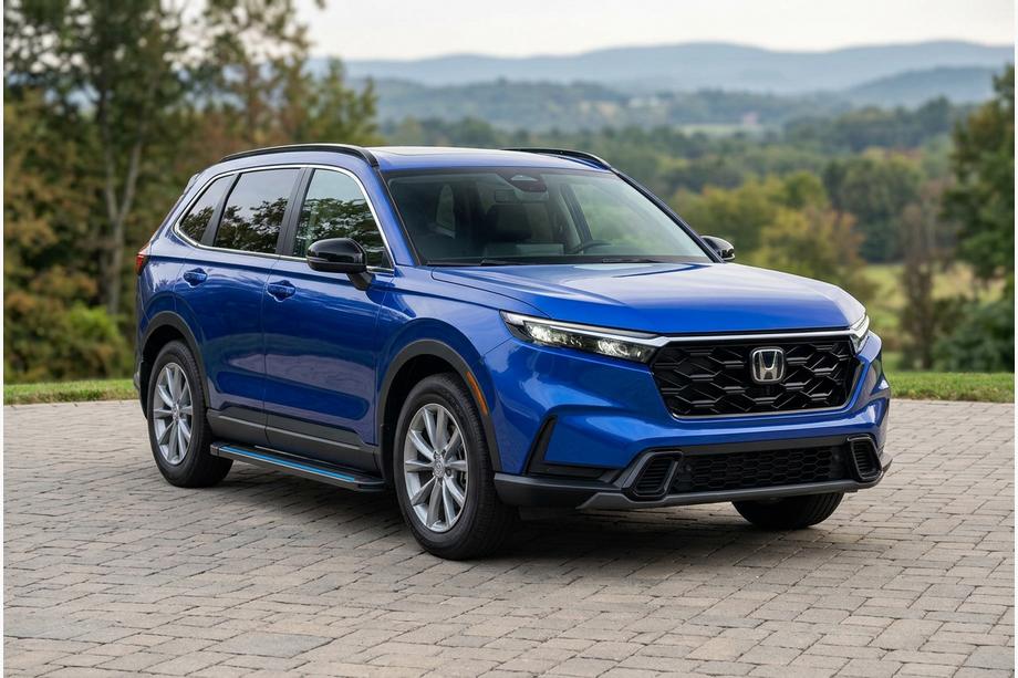 Honda CRV 2022– Boční nášlapy Maya Blue (2 ks, hliník) Image