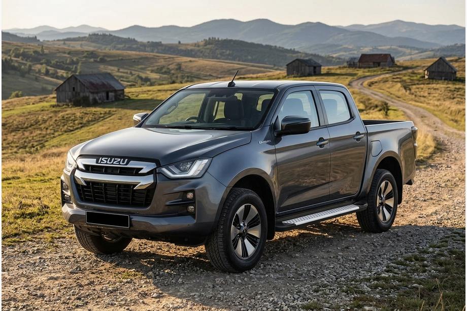 Isuzu D-Max 2019– Boční nášlapy Allmond Grey (2 ks, hliník) Image