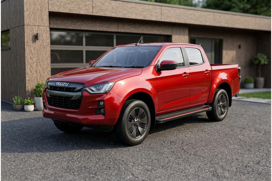 Isuzu D-Max 2019– Boční prahy Maya Red (2 ks, hliník) Image