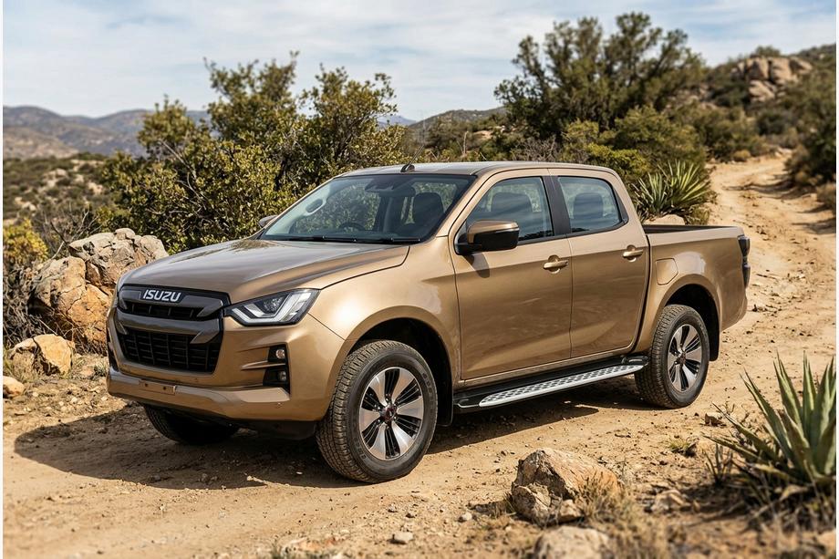 Isuzu D-Max 2019– Boční prahy Shining V1 (2 ks, hliník) Image