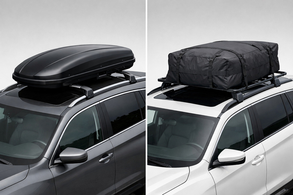 Střešní nosič pro SUV: panoráma, podélníky, vysoká karoserie