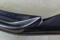 Volkswagen Golf 7/E-Golf 2012–2020 Zlevněný přední lip spoiler DPT V-1 (pro sériový nárazník, 2017-2019, k lakování) fotografie 2