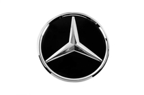 Mercedes GL/GLS třída X166 2012–2019 Zlevněné: Přední emblém pod sklem, chromový rámeček A0008880111 (pro GLS) fotografie 1