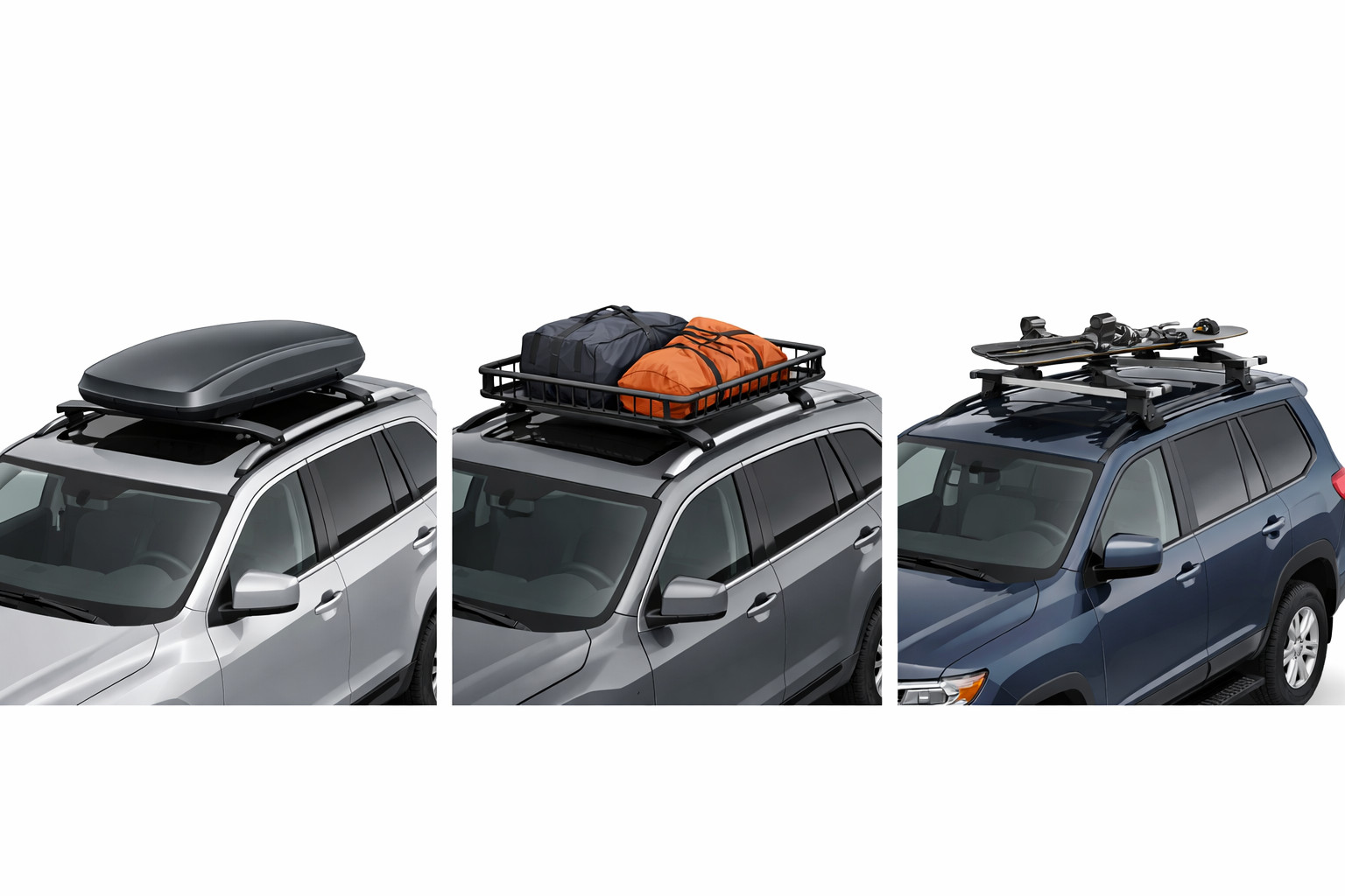 Jak vybrat střešní nosič pro SUV s panoramatickou střechou, relingy nebo vysokou karoserií