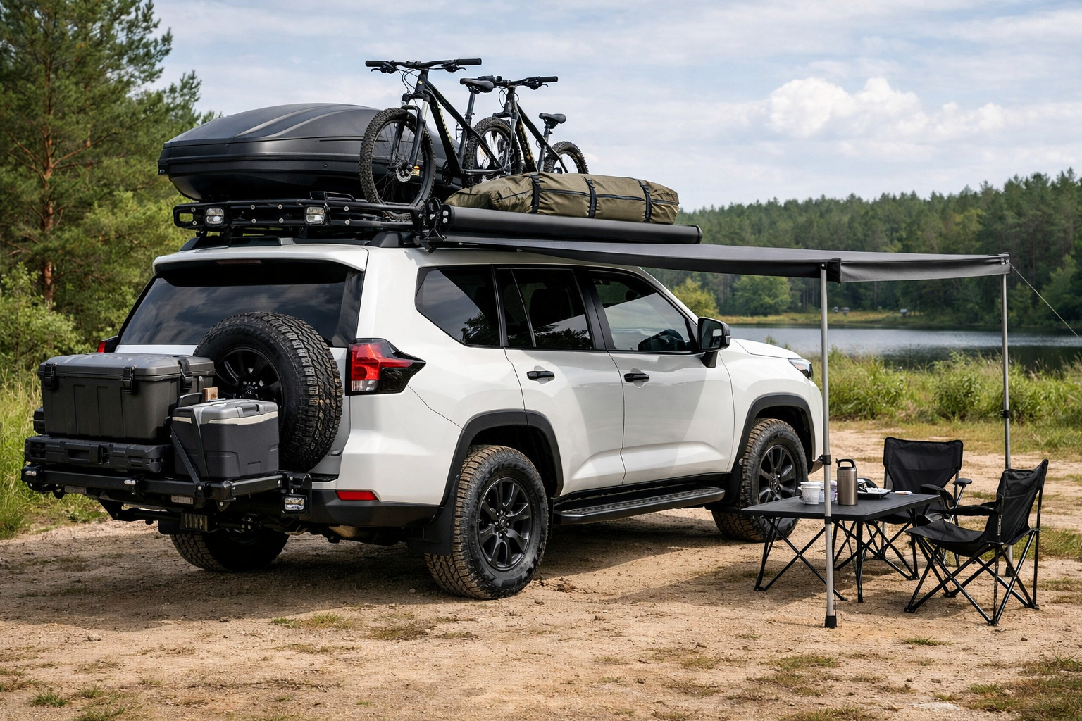 Co na Toyota Land Cruiser Prado 250 na střechu, náklad a rodinné výlety