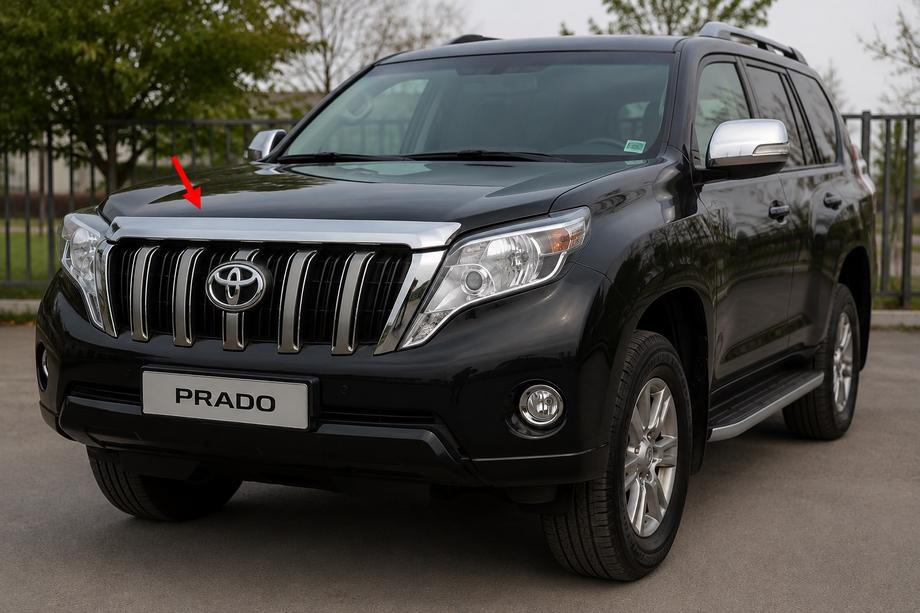 Toyota Land Cruiser Prado 150 2009–2023 Lišta na kapotu (2013-2017) Image