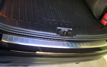 Nissan Qashqai 2014–2021 Ochranná lišta zadního nárazníku OmsaLine (2014-2017, nerez) fotografie 7