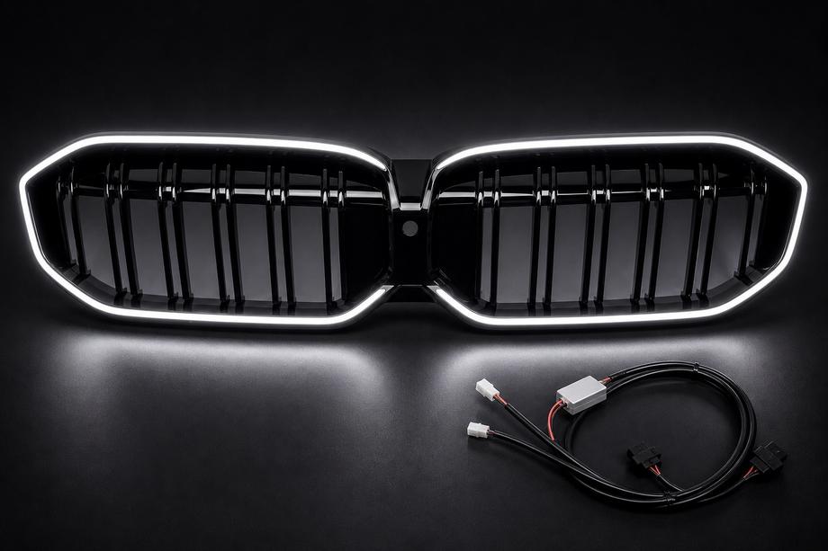 BMW řada 3 G20/G21 2018– LED ledvinky M-Look (2022+, černý lesk) Fotografie 5