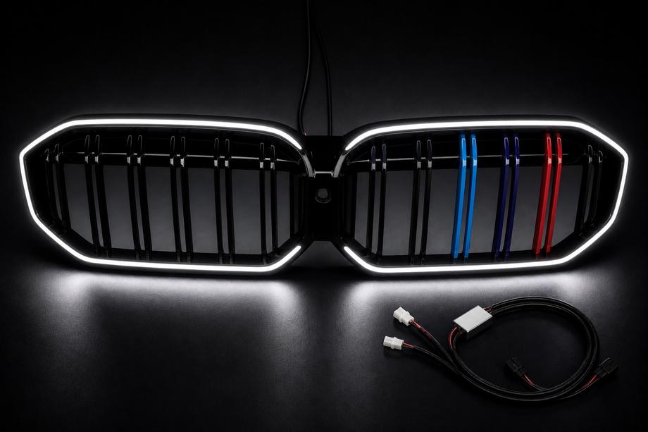 BMW řada 3 G20/G21 2018– LED ledvinky M-Color (2022+, černý lesk) Fotografie 4