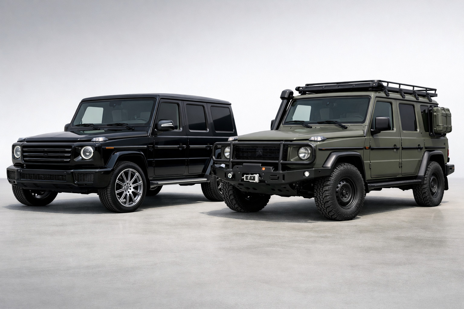 Mercedes G-Class W463A vs W464: v čem se liší civilní a profesionální G-Class