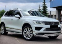 Volkswagen Touareg 2010–2018 Přední ochranný rám ST014 (nerez) fotografie 1