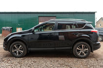 Toyota Rav 4 2013–2018 Střešní ližiny šedé OEM (hliník) fotografie 6