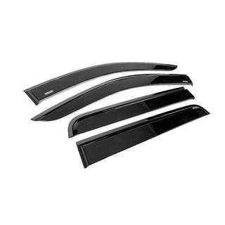 Okenní deflektory s černou lištou Niken Luxury (4 ks) fotografie 3