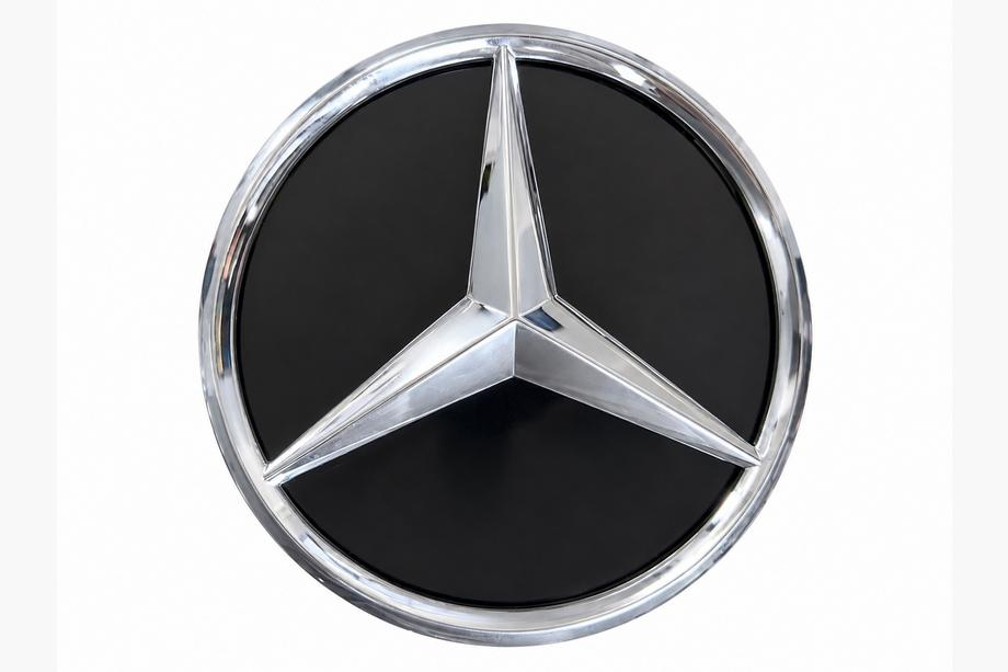 Mercedes GL/GLS třída X166 2012–2019 Přední emblém s lesklým rámečkem (18,4 cm) Image