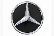Mercedes GLE/ML třída W166 2011–2018 Přední emblém s lesklým rámečkem (18,4 cm) fotografie 1