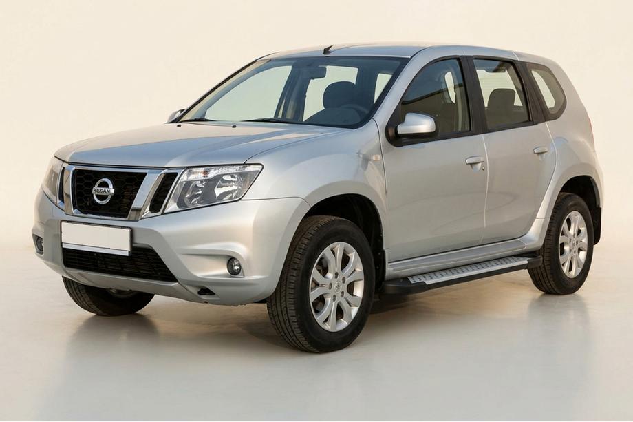 Nissan Terrano 2014– Boční nášlapy Allmond Grey (2 ks, hliník) Fotografie 1