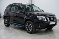 Nissan Terrano 2014– Boční nášlapy Maya Blue (2 ks, hliník) fotografie 1