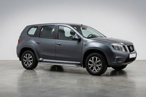Nissan Terrano 2014– Boční prahy Maydos V2 (2 ks, hliník + nerez) fotografie 1