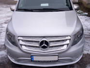 Mercedes Vito/V-class W447 2014– Nerezové lišty na masku chladiče 2014-2020 (5 ks) fotografie 1