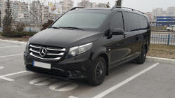 Mercedes Vito/V-class W447 2014– Nerezové lišty na masku chladiče 2014-2020 (5 ks) fotografie 4