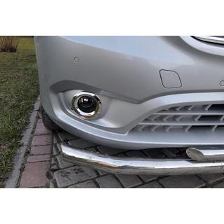 Nerezové rámečky mlhovek (2 ks)