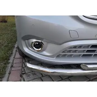 Nerezové rámečky mlhovek (2 ks)