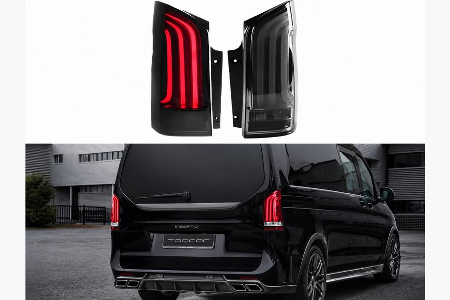 Mercedes Vito/V-class W447 2014– Zadní světla OEM 2024 Black (pro Vito, 2 ks) Image