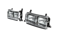 Toyota Land Cruiser 80 1990–1997 Sada předních světlometů a masky chladiče (OffRoad) fotografie 12