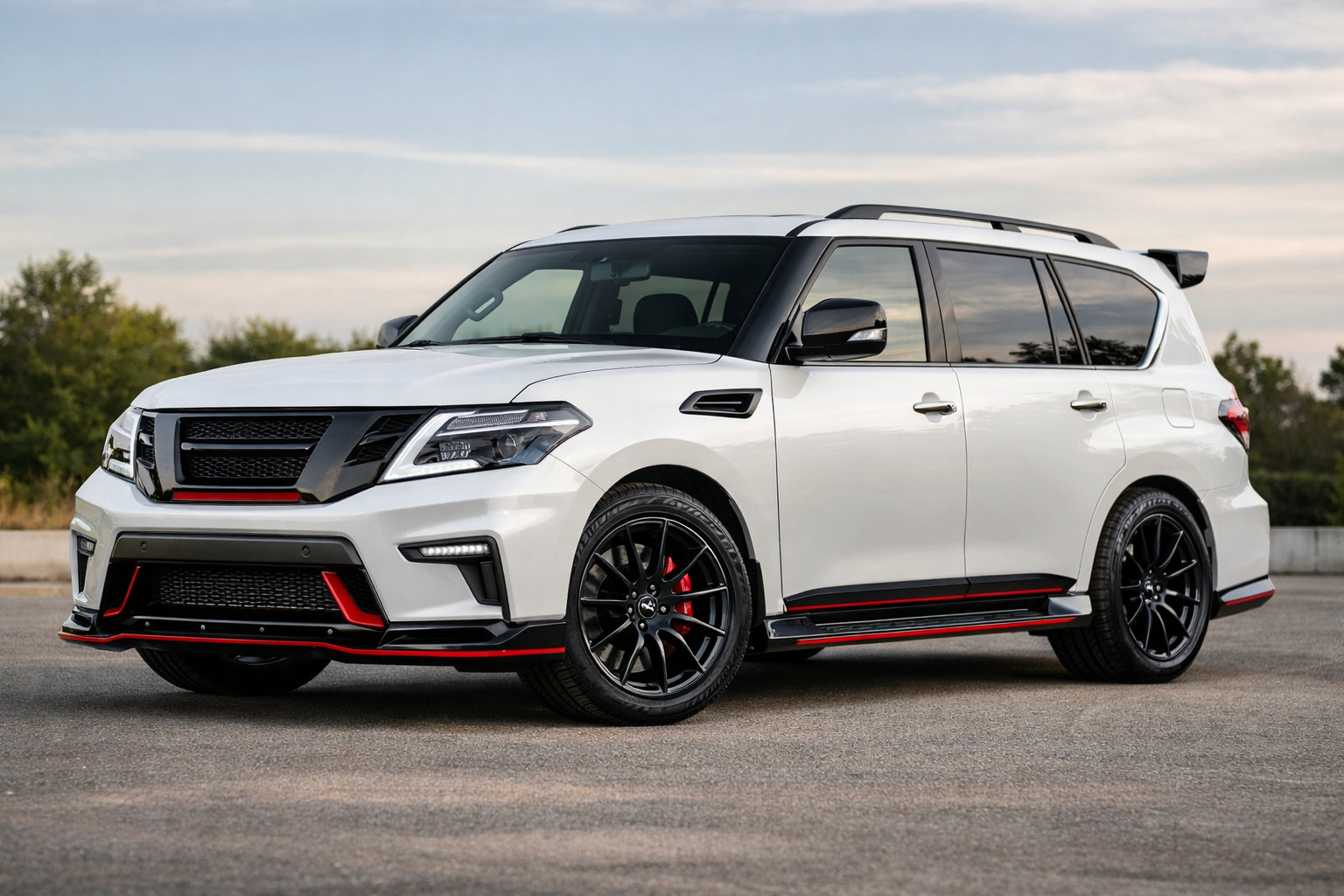 Co dát na Nissan Patrol Y62, když chcete styl Nismo bez cirkusu