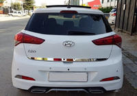 Hyundai I-20 2014–2020 Ochranná lišta hrany kufru 2014-2018 (nerez) fotografie 1