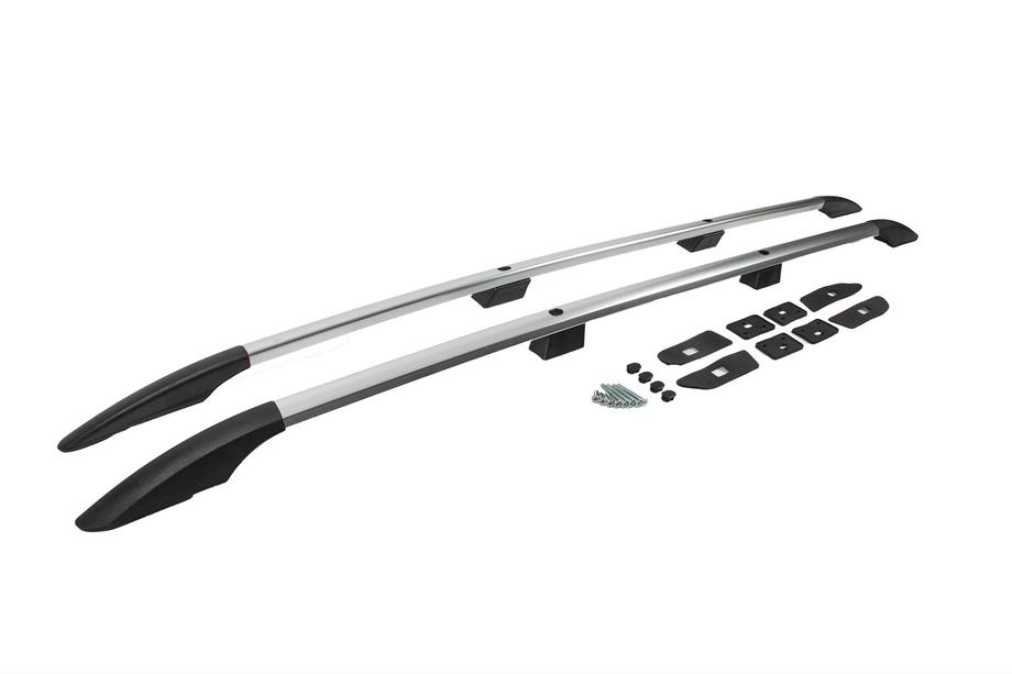 Ford Connect 2021– Chromované střešní ližiny (turecký design) Maxi základna, plastové patky Fotografie 7