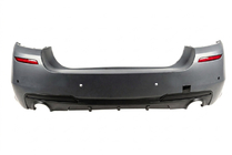 BMW řada 5 F10/F11 2010–2016 Zadní nárazník s difuzorem M-Performance (pro F10, pro jednostranně dvojitý výfuk – jedna koncovka na každé straně) fotografie 1