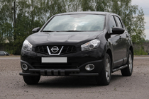 Nissan Qashqai 2010–2014 Přední ochranná tyč ST009-15 Black (nerez) fotografie 1