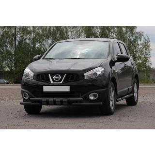 Přední ochranná tyč ST009-15 Black (nerez) Nissan Qashqai 2010–2014 fotografie 1