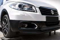 Suzuki SX4 S-Cross 2013–2016 Přední ochranný rám ST014 Black (nerez) fotografie 1
