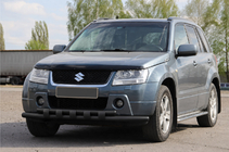 Suzuki Grand Vitara 2005–2017 Přední ochranný rám ST015 Black (nerez) fotografie 3