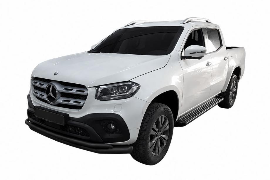 Mercedes X-Class 2017–2020 Přední ochranný rám ST017 Black (nerez, 60 mm) Image