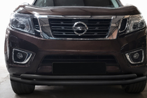 Nissan Navara/NP300 2016– Přední ochranný rám ST017 Black (nerez) fotografie 1