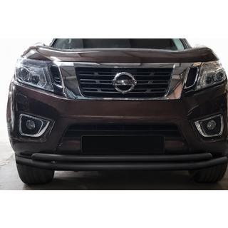 Přední ochranný rám ST017 Black (nerez) Nissan Navara/NP300 2016–