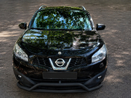 Nissan Qashqai 2007–2010 Přední ochranný rám Black (nerez) fotografie 1